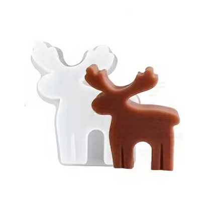 Craftto Ren Geyiği Yılbaşı Christmas Silikon Mum Kalıbı