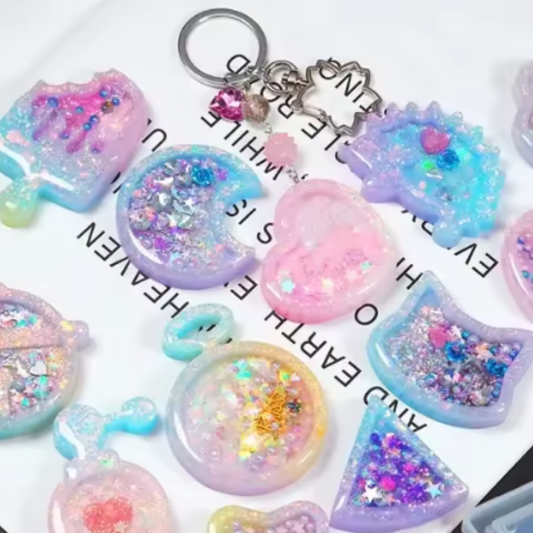 Craftto Yıldız Silikon Anahtarlık Kalıbı Epoksi Reçine Yapımı