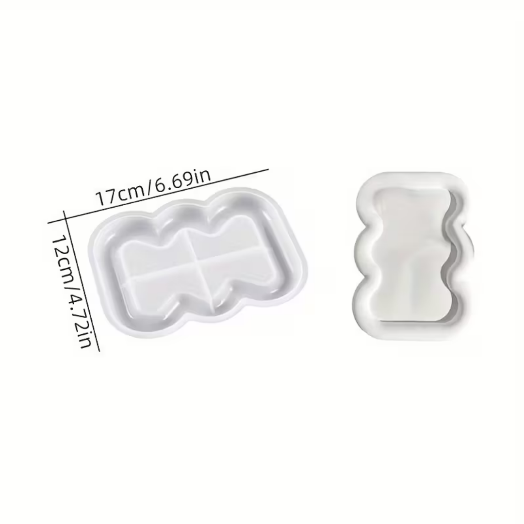 Craftto Dekoratif Takı ve Aksesuar Tabağı Silikon Kalıbı