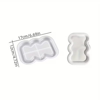 Craftto Dekoratif Takı ve Aksesuar Tabağı Silikon Kalıbı