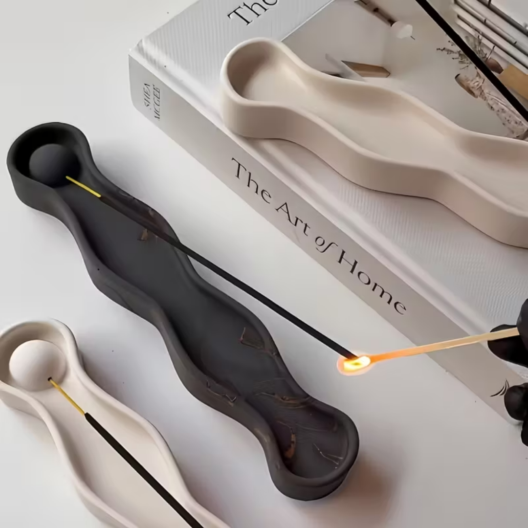 Craftto Dalgalı Modern Stil Tütsülük Silikon Kalıbı