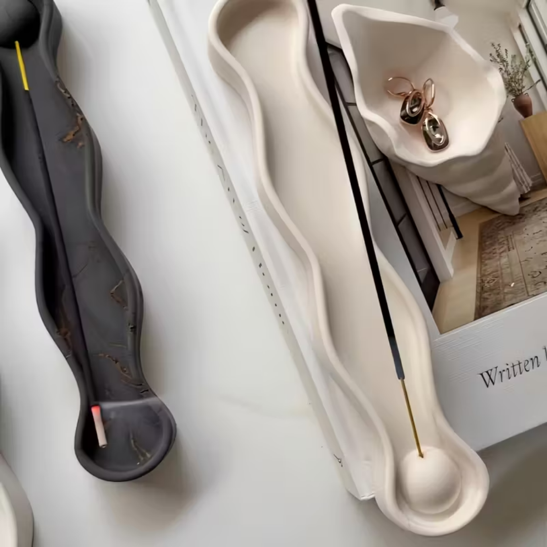 Craftto Dalgalı Modern Stil Tütsülük Silikon Kalıbı