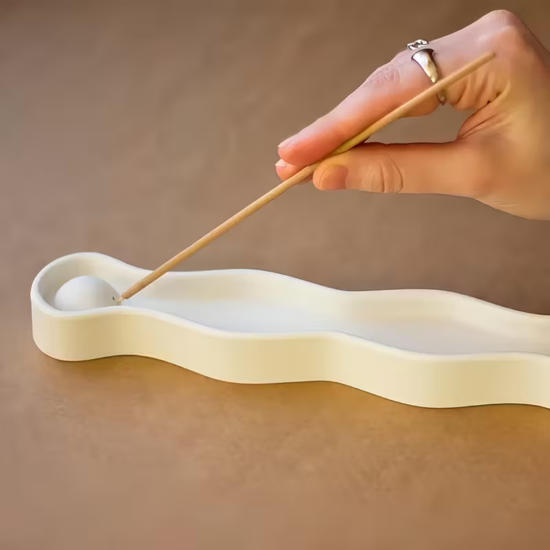 Craftto Dalgalı Modern Stil Tütsülük Silikon Kalıbı