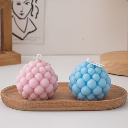 Craftto Yuvarlak Bubble Silikon Mum Kalıbı